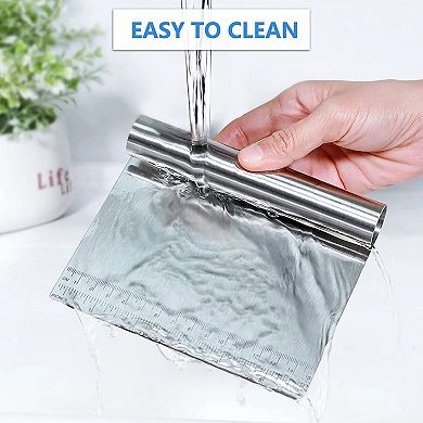 Stainless Steel Dough Scraper Cutter Bench Pastry Tool