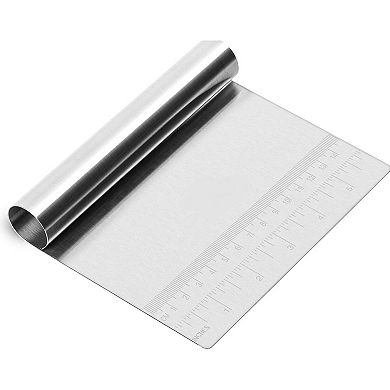 Stainless Steel Dough Scraper Cutter Bench Pastry Tool