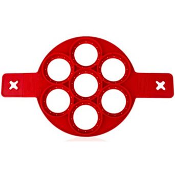 7 Hole Silicone Pancake Mold Nonstick Egg Ring Maker Breakfast Cooking Tool