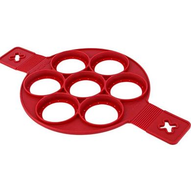 7 Hole Silicone Pancake Mold Nonstick Egg Ring Maker Breakfast Cooking Tool