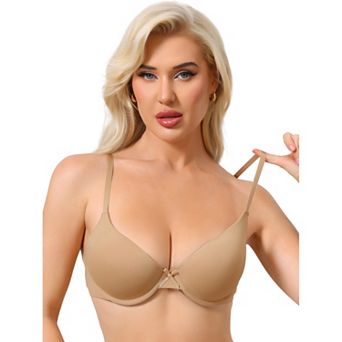 Women's Underwired Minimizers Ice Silk Lightweight Full Cup Bralettes Push Up Bra Adjustable Straps