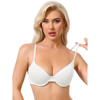 Women's Underwired Minimizers Ice Silk Lightweight Full Cup Bralettes Push Up Bra Adjustable Straps