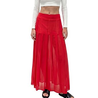 Jess by Meiko Women's Double Layer Seam Skirt