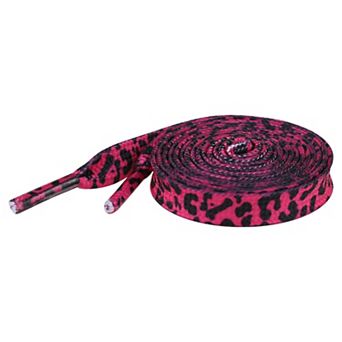 Women's 1 Pair Leopard Print Flat Shoelaces for Hiking Shoes 47.2"