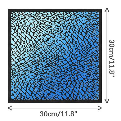 Men's Pocket Squares Gradient Leopard Print Silky Handkerchief for Wedding Party