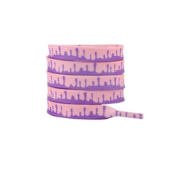 Colorful Shoe Strings Gradient Melted Patterned Shoelaces for Sneakers 1 Pair 39.4"