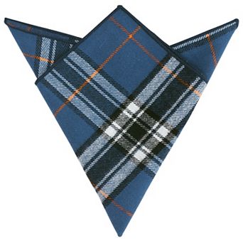 Men's Checkered Pocket Squares Cotton Plaid for Business Formal Meeting