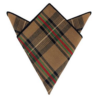 Men's Checkered Pocket Squares Cotton Plaid for Business Formal Meeting