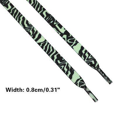 Women's 1 Pair Leopard Print Flat Shoelaces for Hiking Shoes 39.4"