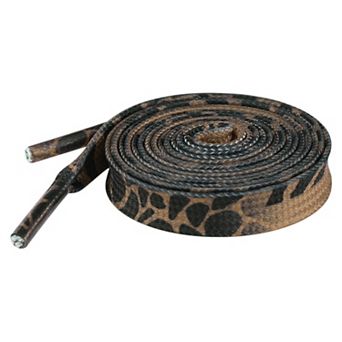 Women's 1 Pair Leopard Print Flat Shoelaces for Hiking Shoes 39.4"