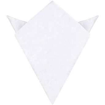 Men's Floral Pocket Squares Embroidered Colorful Flower Pattern Handkerchief