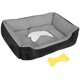 Fleece Pet Bed Cozy Dog & Cat Nest Cushion