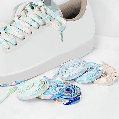 Women's 1 Pair Flat for Sneakers Soft Shoestrings for Hiking Shoes 47.2"