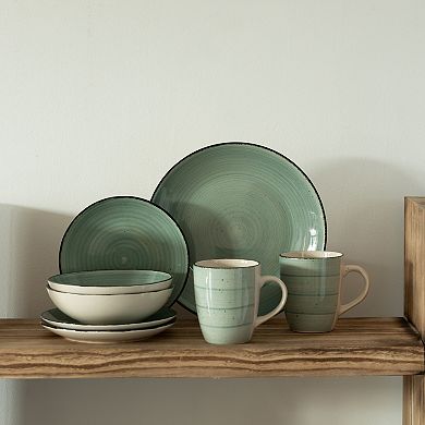 64 Pc Dinnerware Set Mugs Bowls Salad and Dinner Plates, Chip Resistant, Dishwasher and Oven Safe