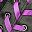 Black Purple Ribbon
