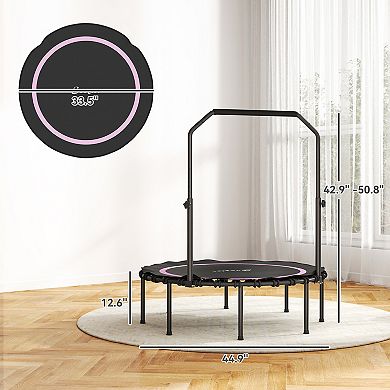 Soozier 45" Rebounder Trampoline for Adults, Foldable Trampoline,