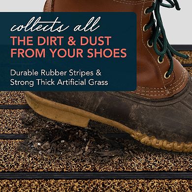Super Durable Dirt-Resistant Door Mat, Non-Slip, Low Profile, 30"x17"