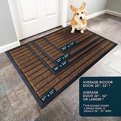 Super Durable Dirt-Resistant Door Mat, Non-Slip, Low Profile, 30"x17"