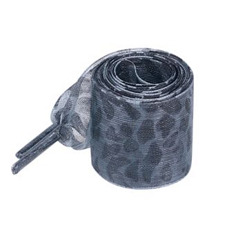 Women's 1 Pair Leopard Print Ribbon Shoe Laces Wide Shoelaces for Sneakers 39.4"×1"