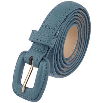 Women's Textured Belts Classic Faux Leather Waistband for Jeans Pants Dresses