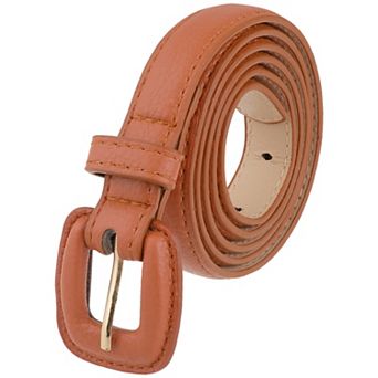 Women's Textured Belts Classic Faux Leather Waistband for Jeans Pants Dresses