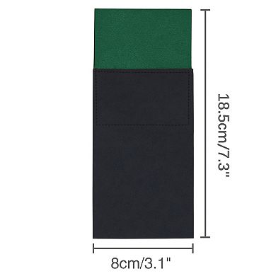 Men's Prefolded Solid Pocket Squares Suit Handkerchief for Wedding Party Business