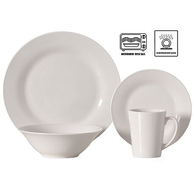 48 Pc Dinnerware Set Mugs Bowls Salad and Dinner Plates, Chip Resistant, Dishwasher and Oven Safe