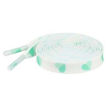 Women's Flat Shoestrings Heart Printed Shoelaces for Sneakers 1 Pair 55.1"