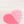 White Pink Heart