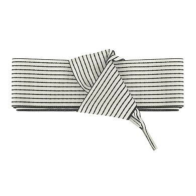 Women's 1 Pair Flat Ribbon Shoelaces Stripes Shoe Laces Sneakers 39.4"