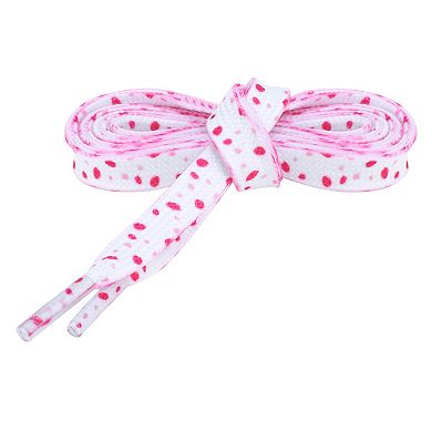 Women's Floral Printed Flat Shoelaces Sneakers Shoelaces 1 Pair 47.2"