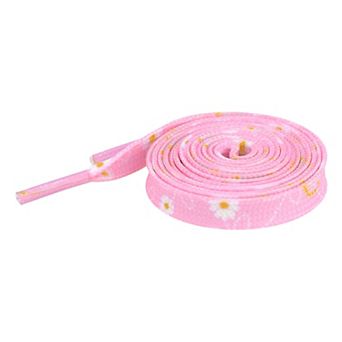 Women's Floral Printed Flat Shoelaces Sneakers Shoelaces 1 Pair 47.2"