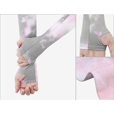 Women's Cooling Tie-Dye Sleeves for Outdoor Sport Climbing Running Biking