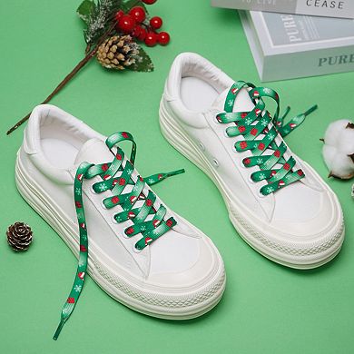 Women's 1 Pair Flat Shoelaces for Sneakers Shoestrings 55.1"