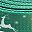 Green White Deer