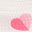 White Pink Heart
