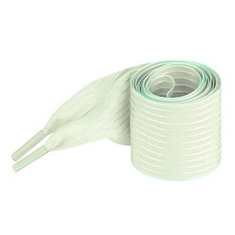 Women's 1 Pair Flat Ribbon Shoelaces Stripes Shoe Laces Sneakers 47.2"