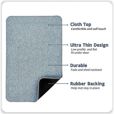 Ultra-Thin Bath Mat, Quick-Dry, Non-Slip, Machine Washable, Absorbent