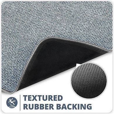Ultra-Thin Bath Mat, Quick-Dry, Non-Slip, Machine Washable, Absorbent