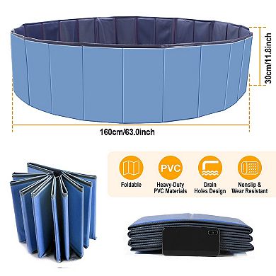Foldable PVC Pet & Kids Swimming Pool
