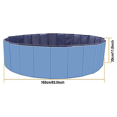 Foldable PVC Pet & Kids Swimming Pool