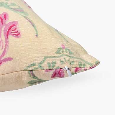 Soma Lumbar Linen Throw Pillow Cover