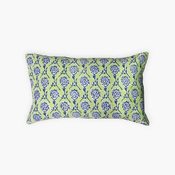 Nikhar Lumbar Linen Throw Pillow Cover