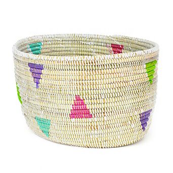 Teranga Triangles Knitting Basket
