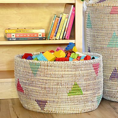 Teranga Triangles Knitting Basket