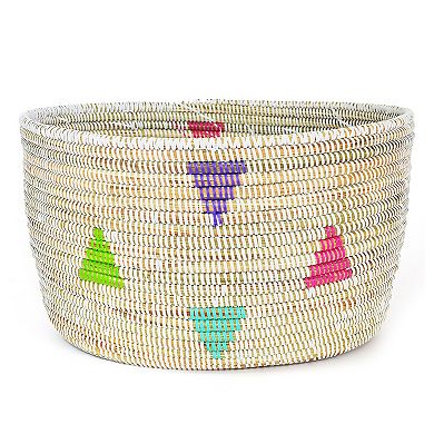 Teranga Triangles Knitting Basket
