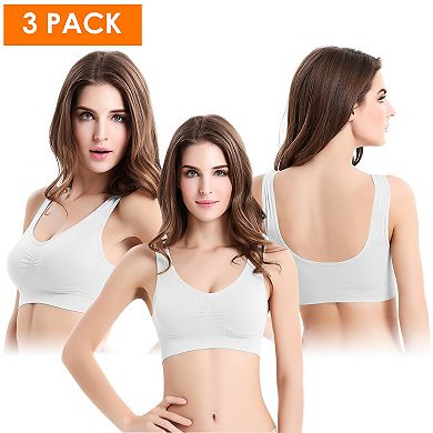 3 Pack Women’s Seamless Sports Bra
