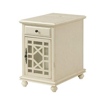 Classic Bedside Table With Power Outlet