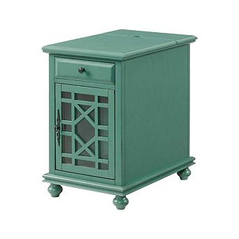 Classic Bedside Table With Power Outlet