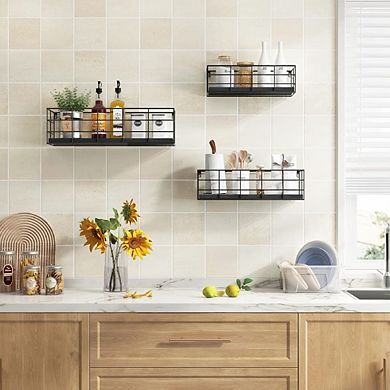 4 PCS Wall-Mounted Shelves With Frame